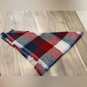 Plaid square scarf